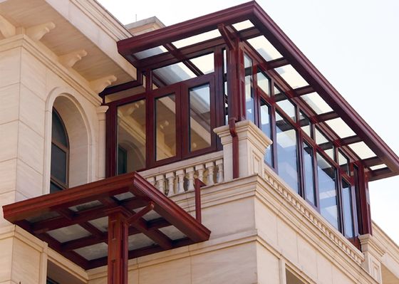 балкон KLUK дома комнаты стекла wintergarden дизайна комнаты ISO алюминиевый Солнца 1.5mm