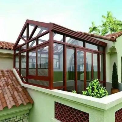 Жалюзи тени Солнца шарнира Sunroom бокал 1.2mm современных алюминиевых внешний